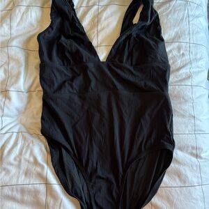 Andie Black “Mykonos” ribbed one piece
